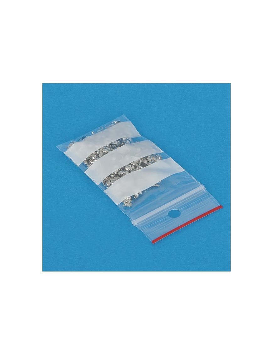 Sacchetti Cerniera Plastica Sacchetti Plastica Con Cerniera - 40,6x50,8 Cm, Conf. Da 30, Riutilizzabili Sacchetti Trasparenti - Foto 4