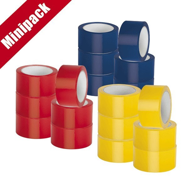 6 Rotoli Di Nastro Da Imballaggio EBay &ndash; Logo Blu/Rosso, 66m X 48mm, Forte E Resistente