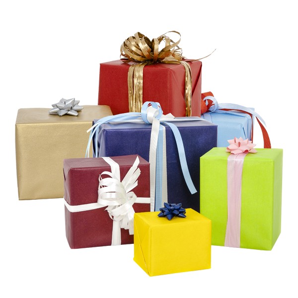 Carta kraft da regalo colorata