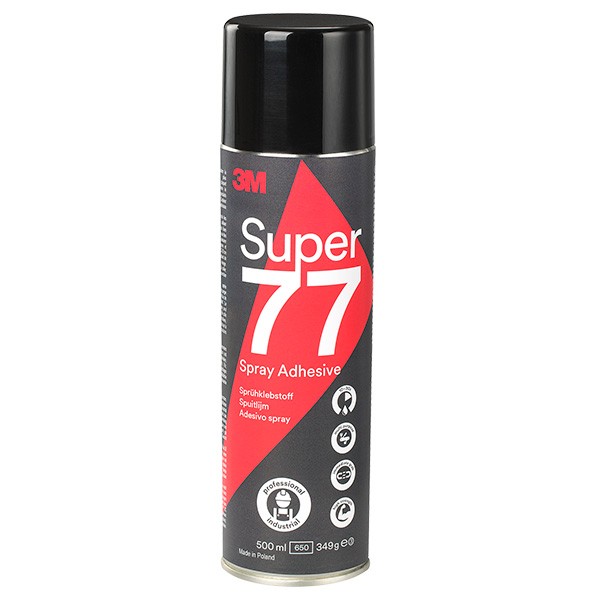 Adesivo 3M Spray 77 - Tipo spray - Capacita -ml- 500 - 