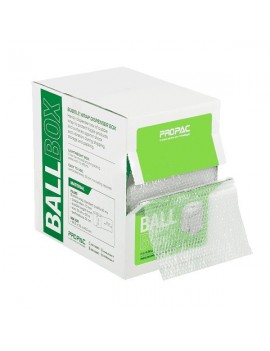 Film a bolle pretagliato in scatola distributrice