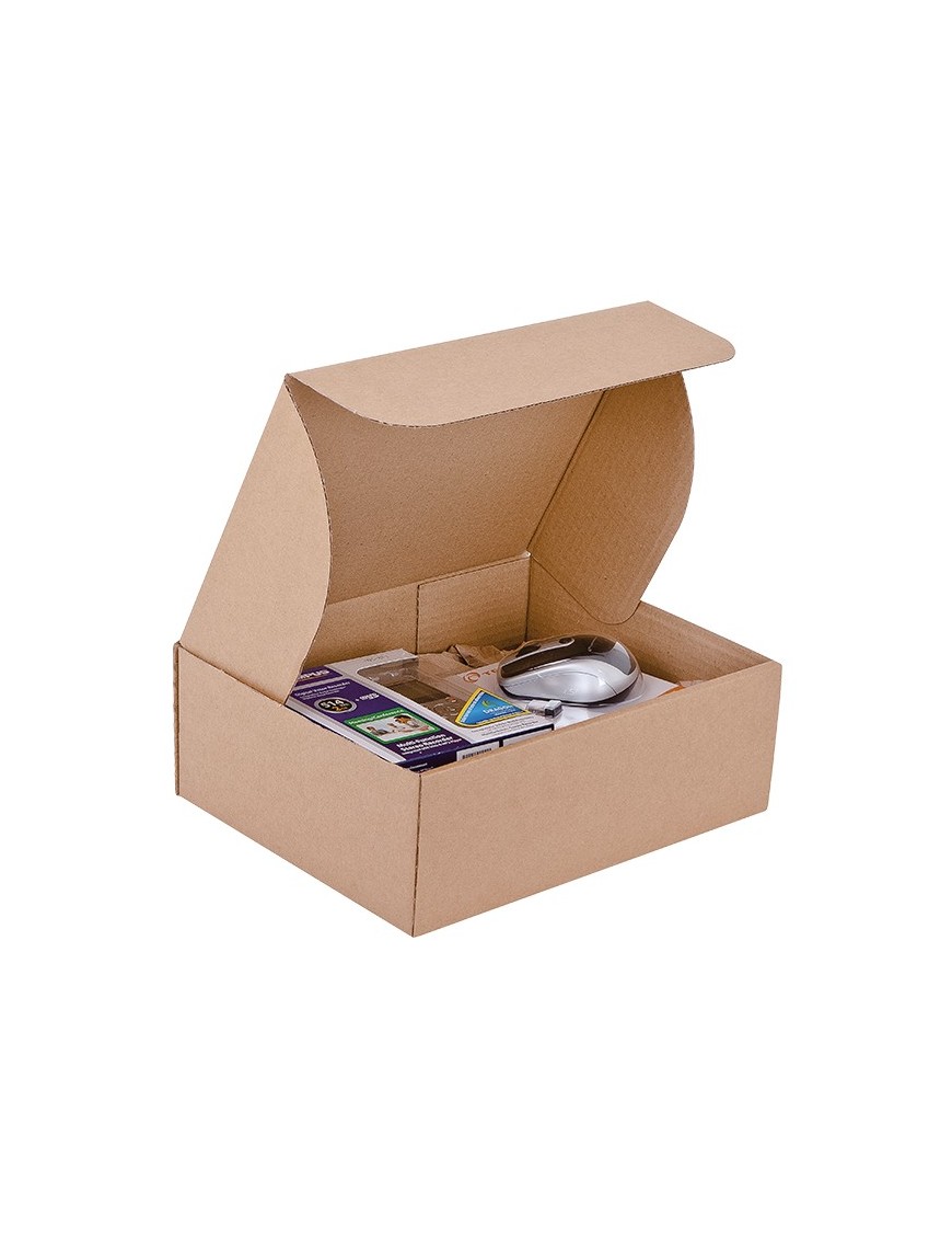 5 pezzi SCATOLA DI CARTONE imballaggio spedizioni 35x22x20cm  scatolone avana 