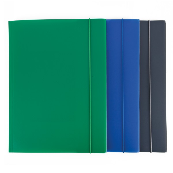 Cartelline con elastico a tre lembi in PPL