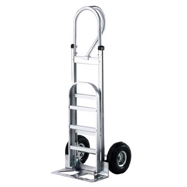 Carrello professionale in alluminio con pala lunga - Lunghezza -cm- 54 - H -cm- 135 - Peso -kg- 13.2 - 