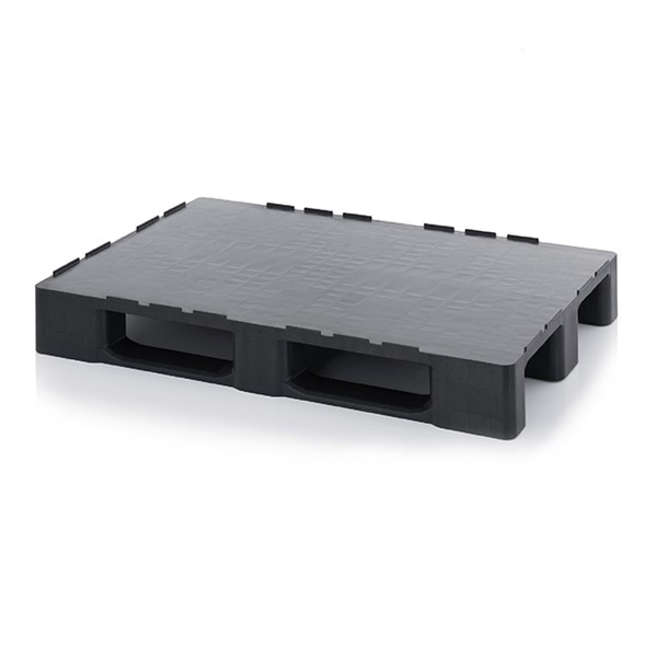 Pallet in plastica monoblocco nero Pallet in plastica monoblocco nero