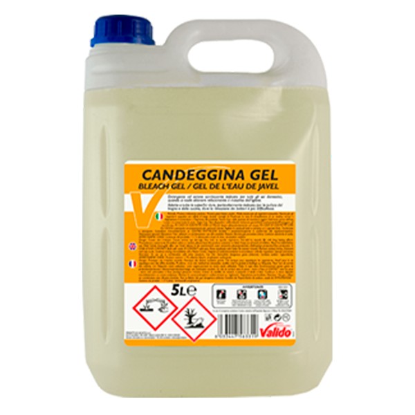 Candeggina gel igienizzante per superfici 5lt