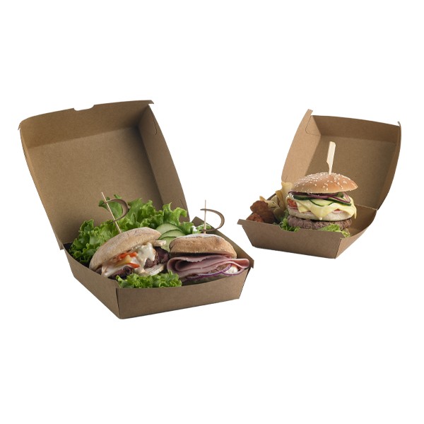 Box per hamburger - Lunghezza -cm- 19 - Larghezza -cm- 11 - H -cm- 7 - 