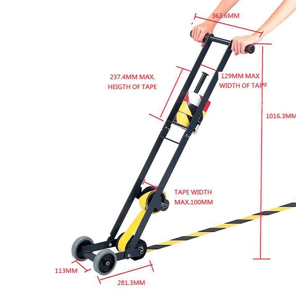 Applicatore nastro segnaletico da pavimento