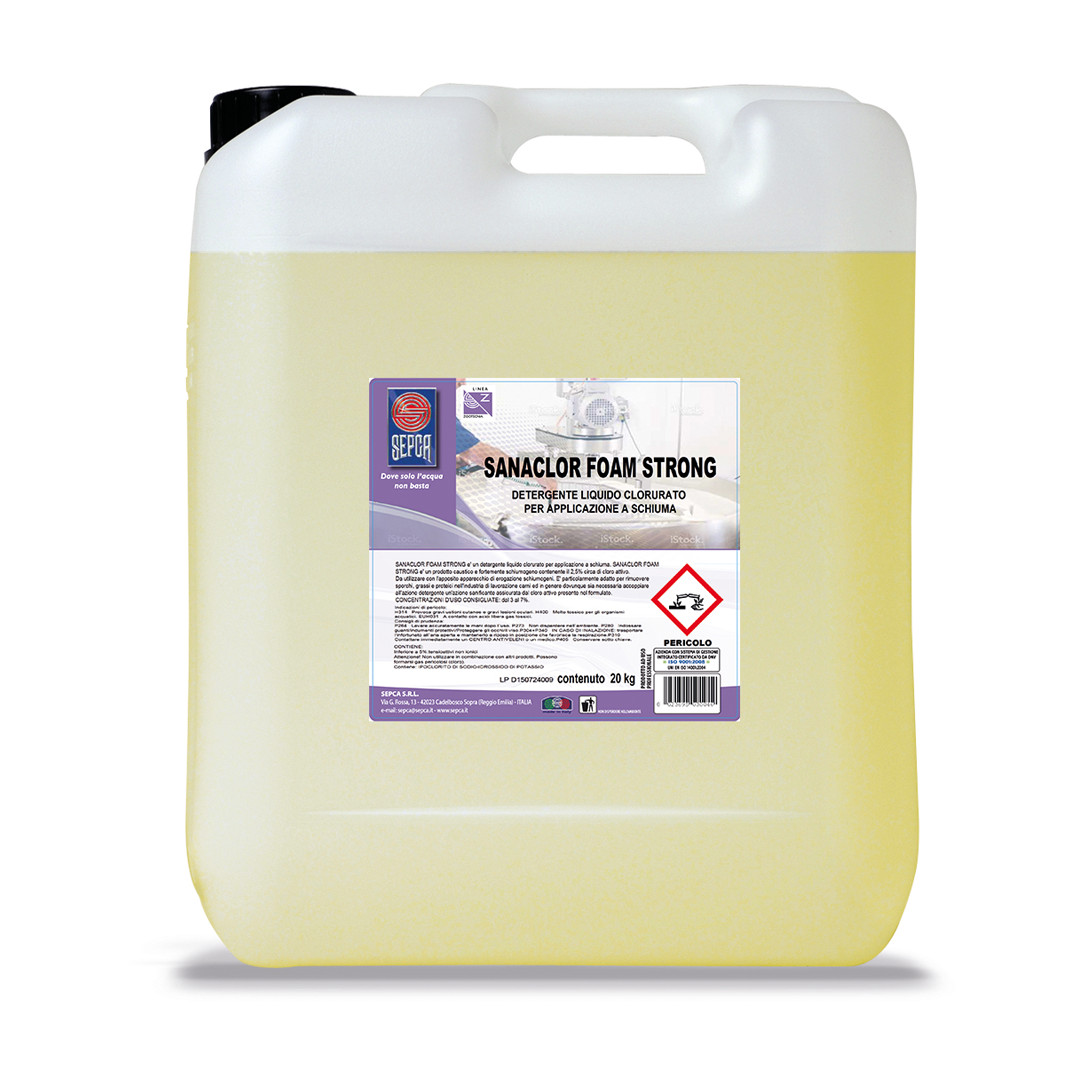 Sanaclor strong detergente schiumogeno clorurato