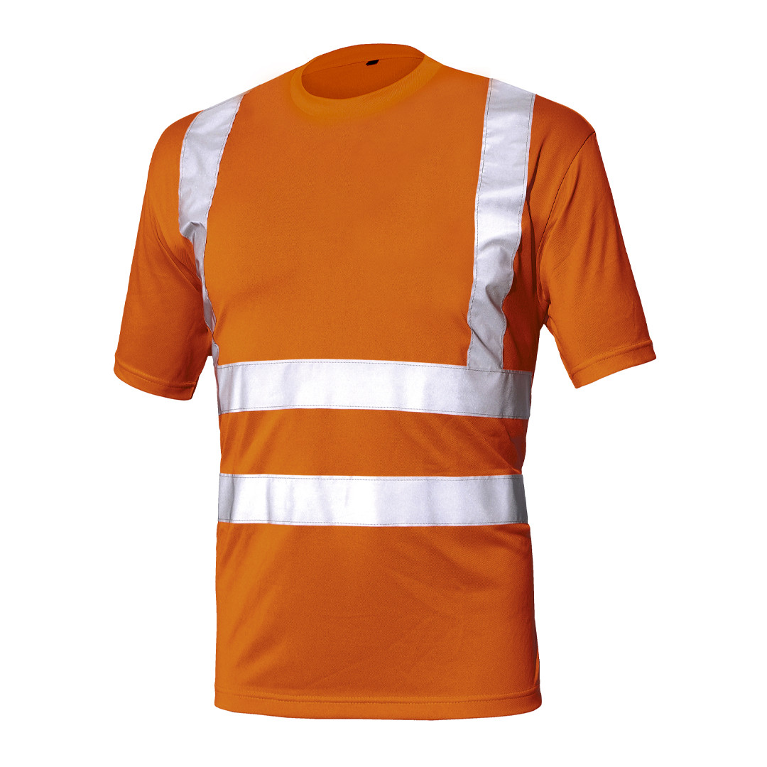 T-shirt alta visibilità Issa - Colore arancio - Personalizzabile transfer - Taglia XL - 