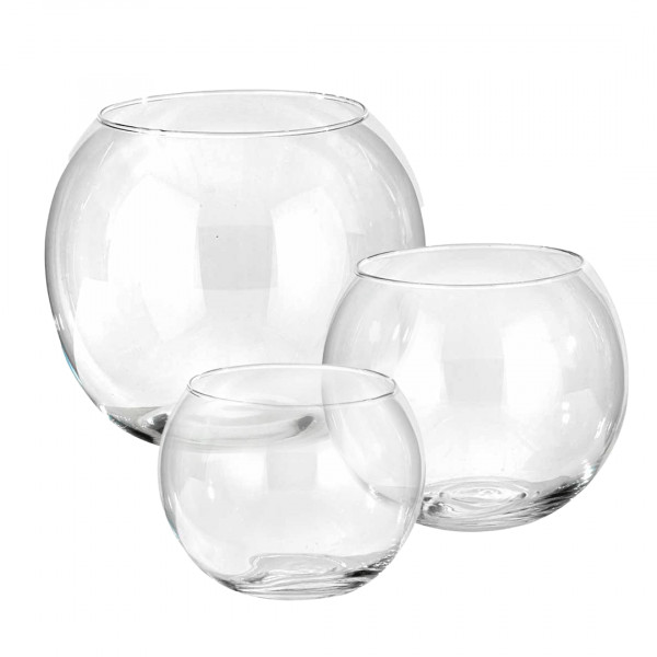 Cristal sfere in vetro trasparente