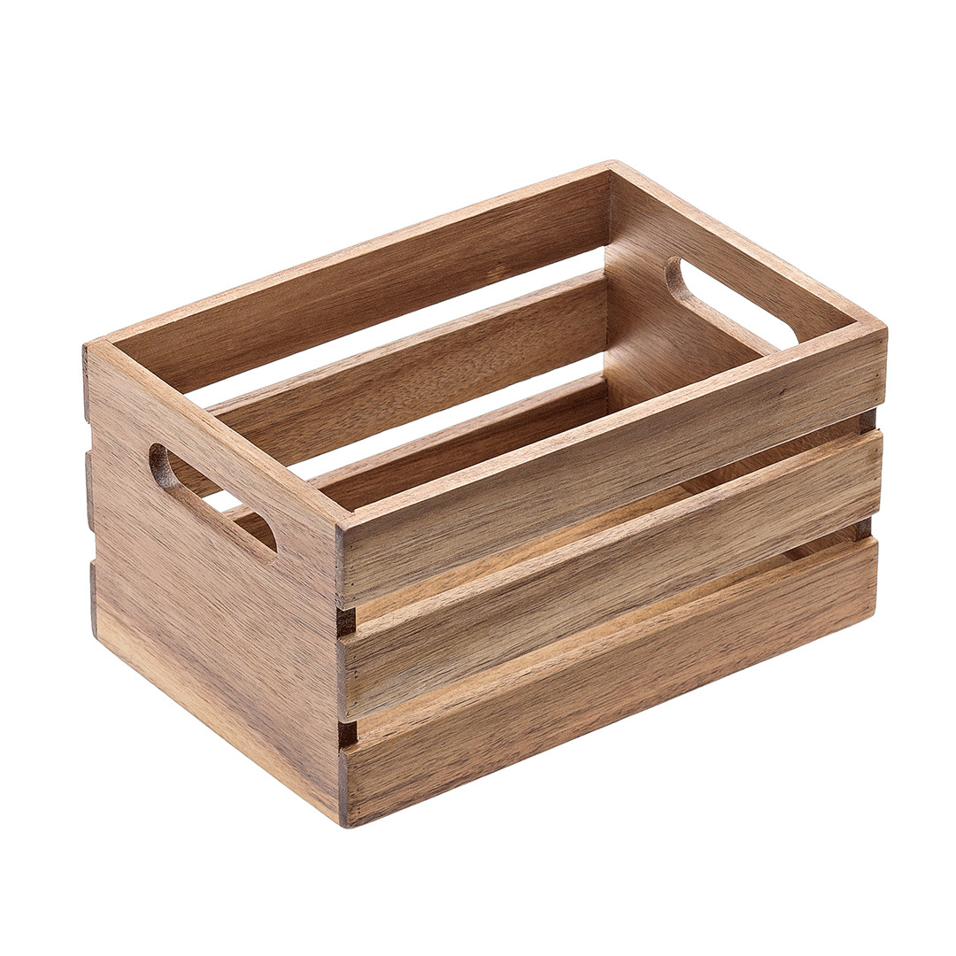 Ceste per buffet in legno di acacia