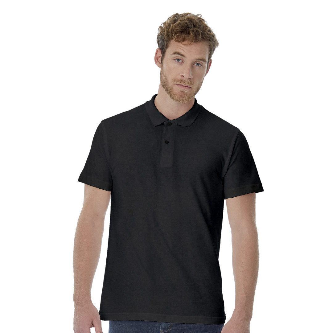 Magliette polo da lavoro - Colore nero - Personalizzabile ricamo/transfer - Taglia S - 
