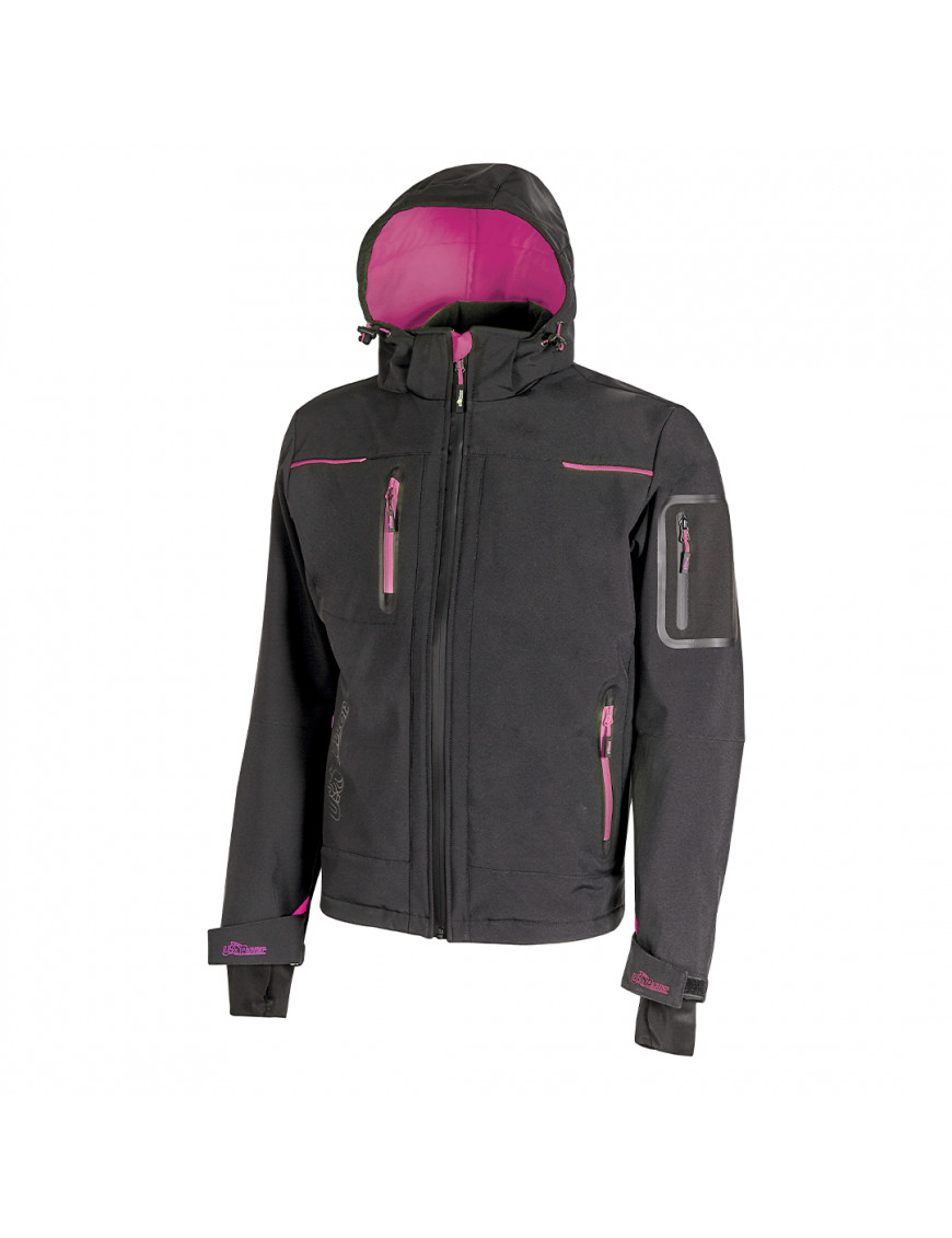 Giacca softshell U-POWER linea FUTURE modello SPACE COLORE BLACK