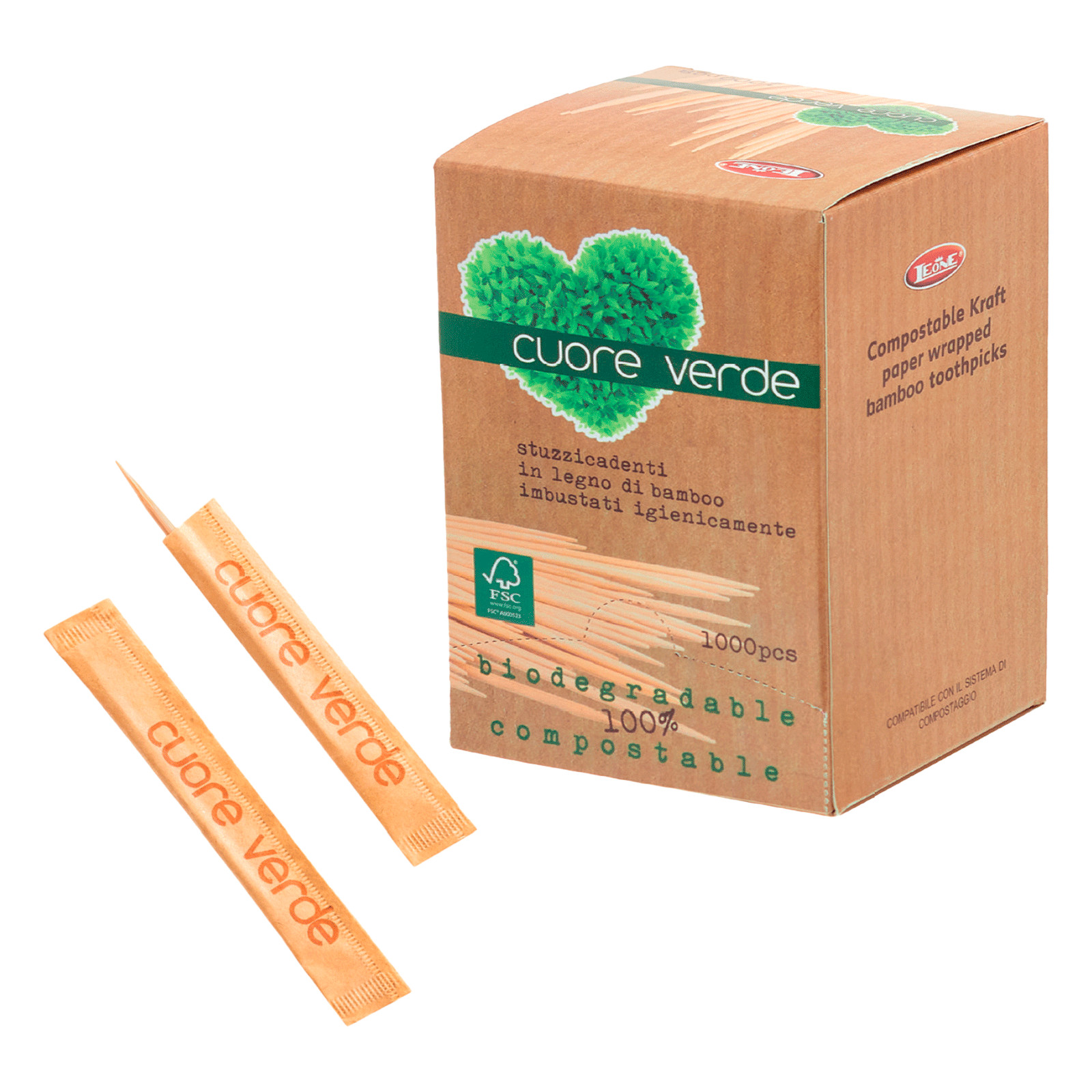 Stuzzicadenti in bamboo