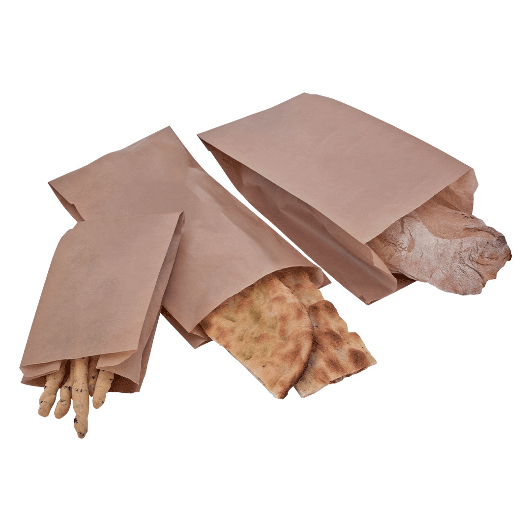 Sacchetti in carta kraft per pane