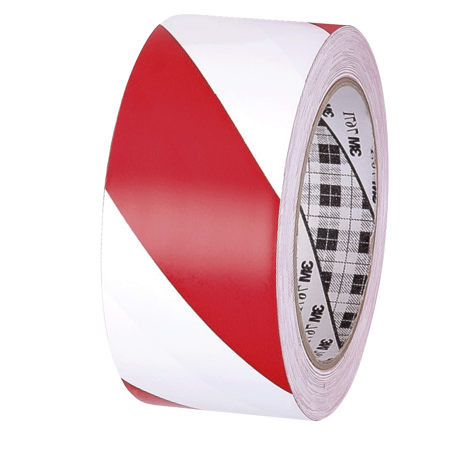 Nastro segnaletico in vinile 3M colore bianco/rosso larghezza 50 mm lunghezza 33 m