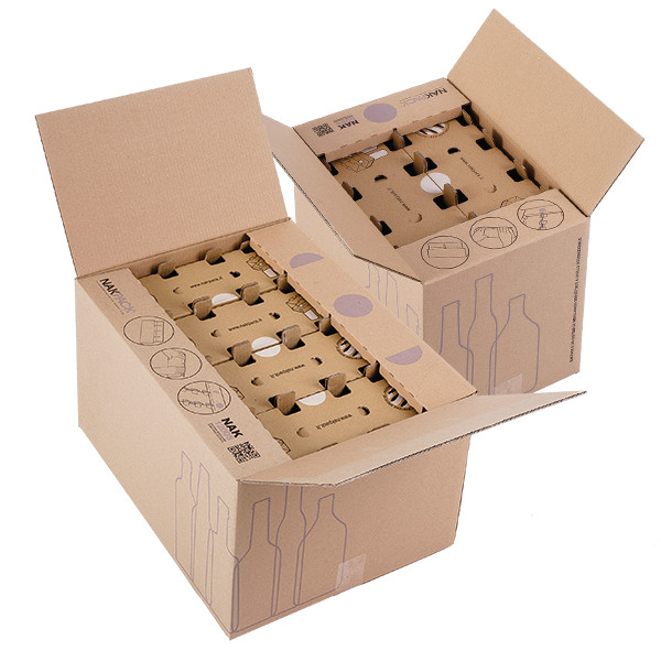 Scatola small per spedizione di bottiglie di birra e bibite