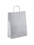 Shopper in carta avana colorata con maniglie ritorte