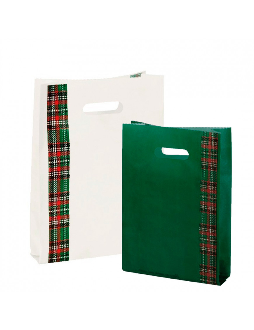 Shopper in plastica Tartan