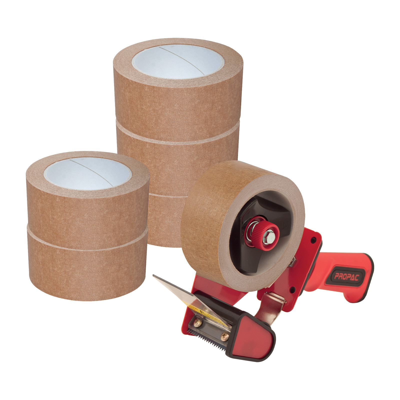 Kit nastro adesivo in carta per imballaggio + tendinastro