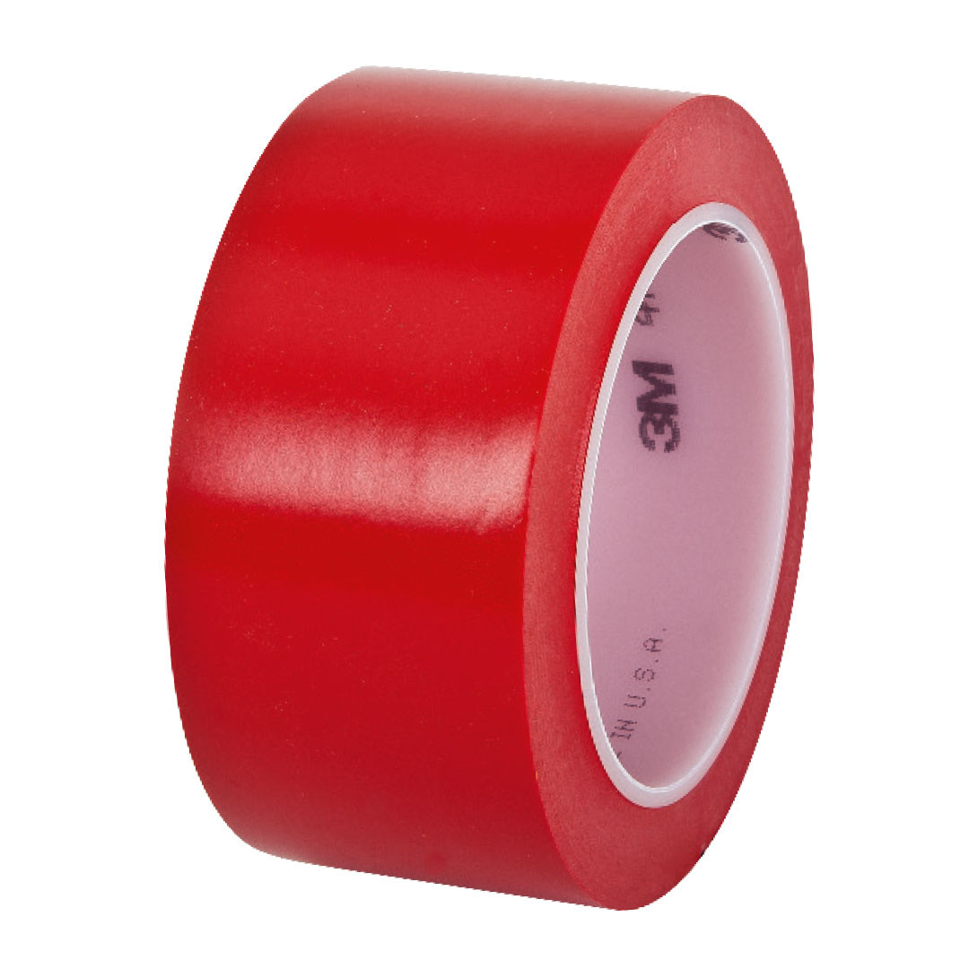 Nastro adesivo vinilico segnaletico 3M 471 colore rosso larghezza 50 mm lunghezza 33 m