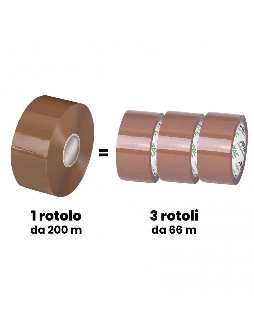 Nastro Adesivo Bagnato Da 60mm X 200m, Carta Kraft Marrone, Adesivo Permanente Per Imballaggi Resistenti.