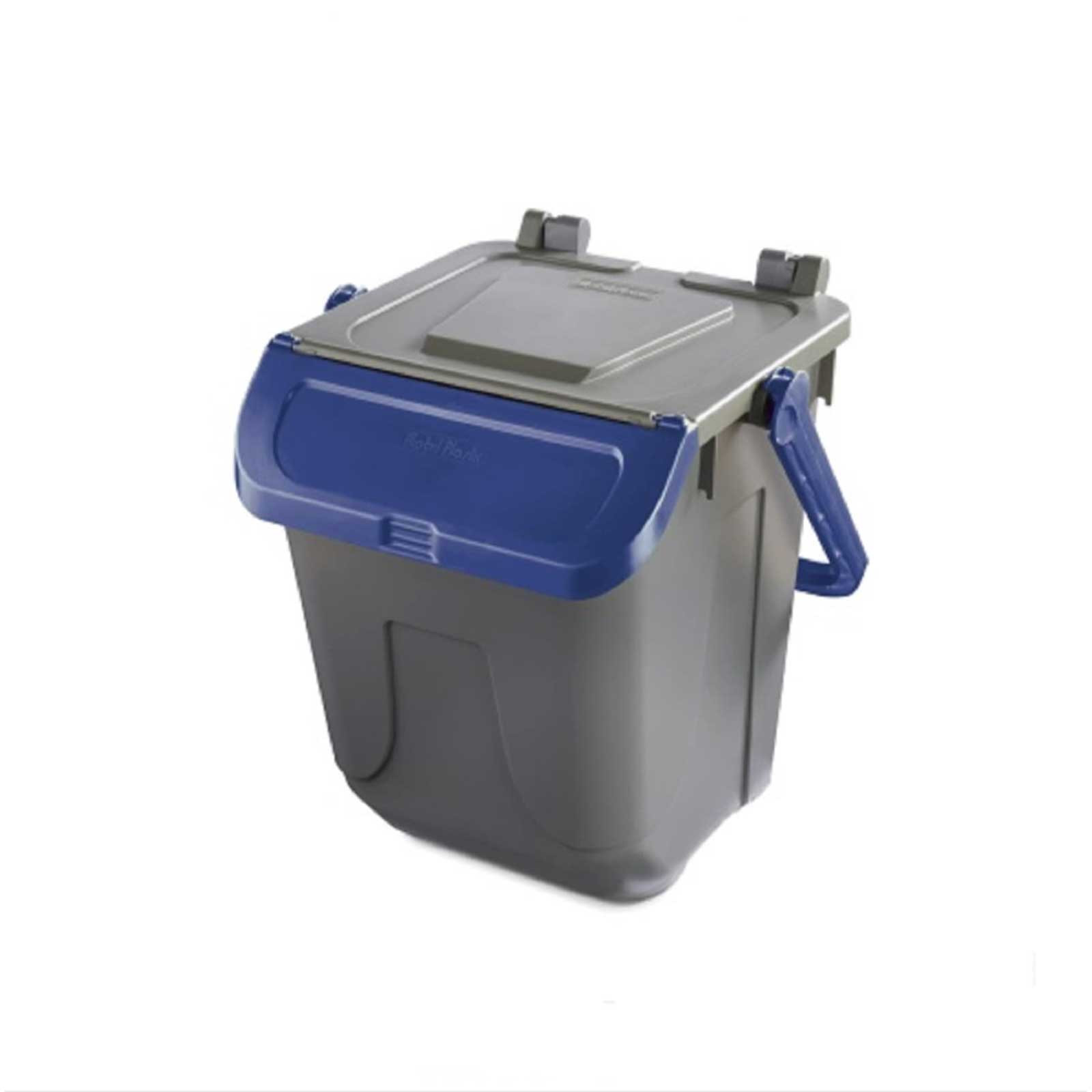 Pattumiera diffenziata salvaspazio 35 L blu 52x36,5x37 cm