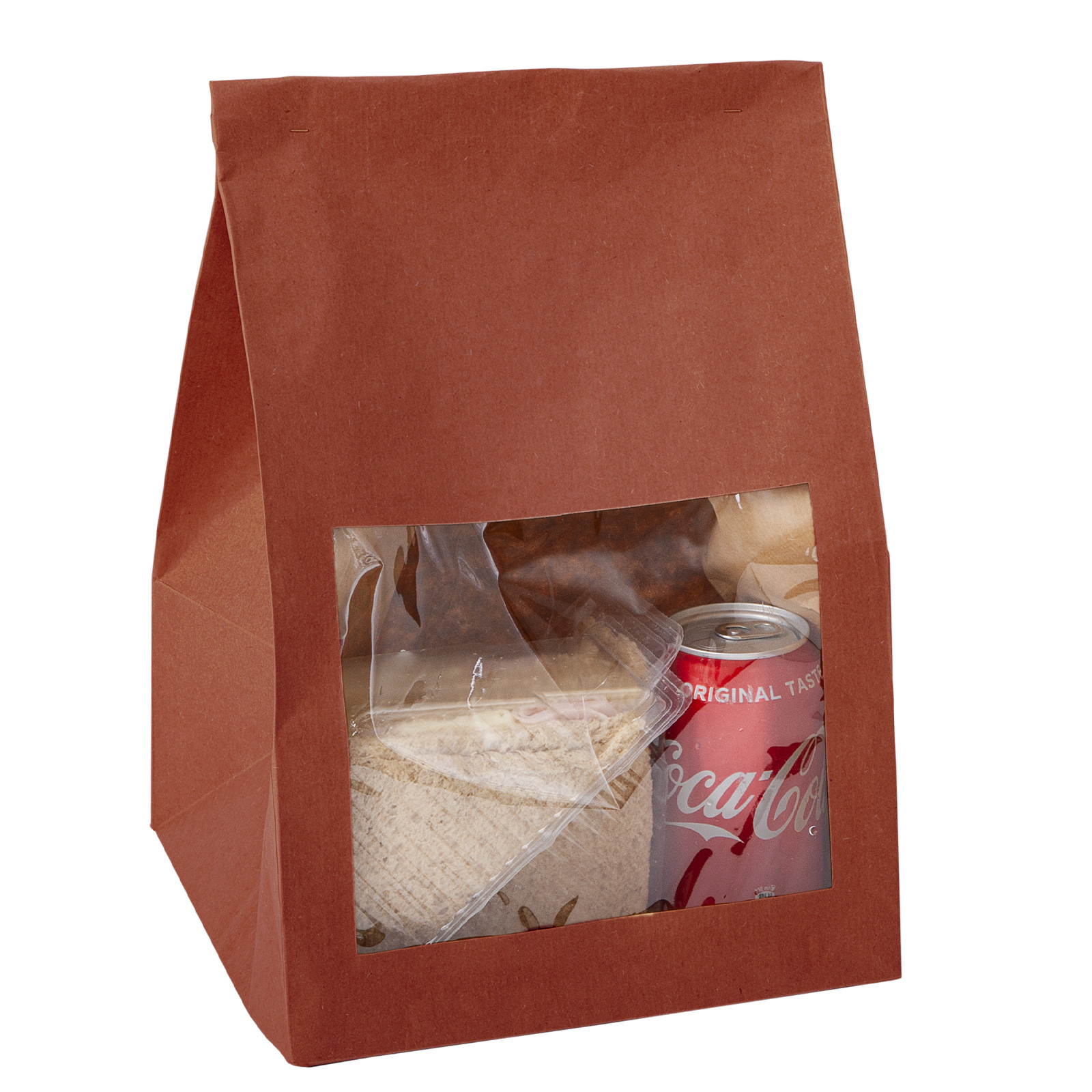 Sacchetti in carta kraft con finestra
