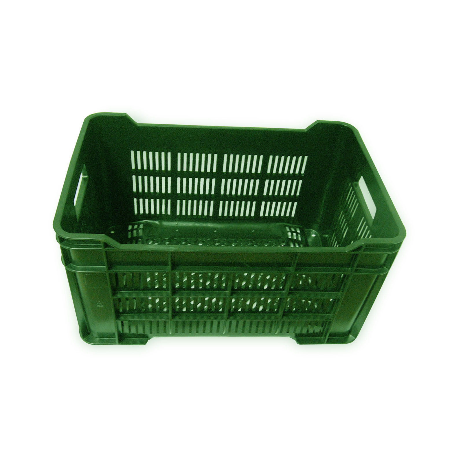 Cassa in plastica completamente forata 60 litri