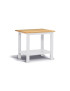 Banco da lavoro con piano in legno