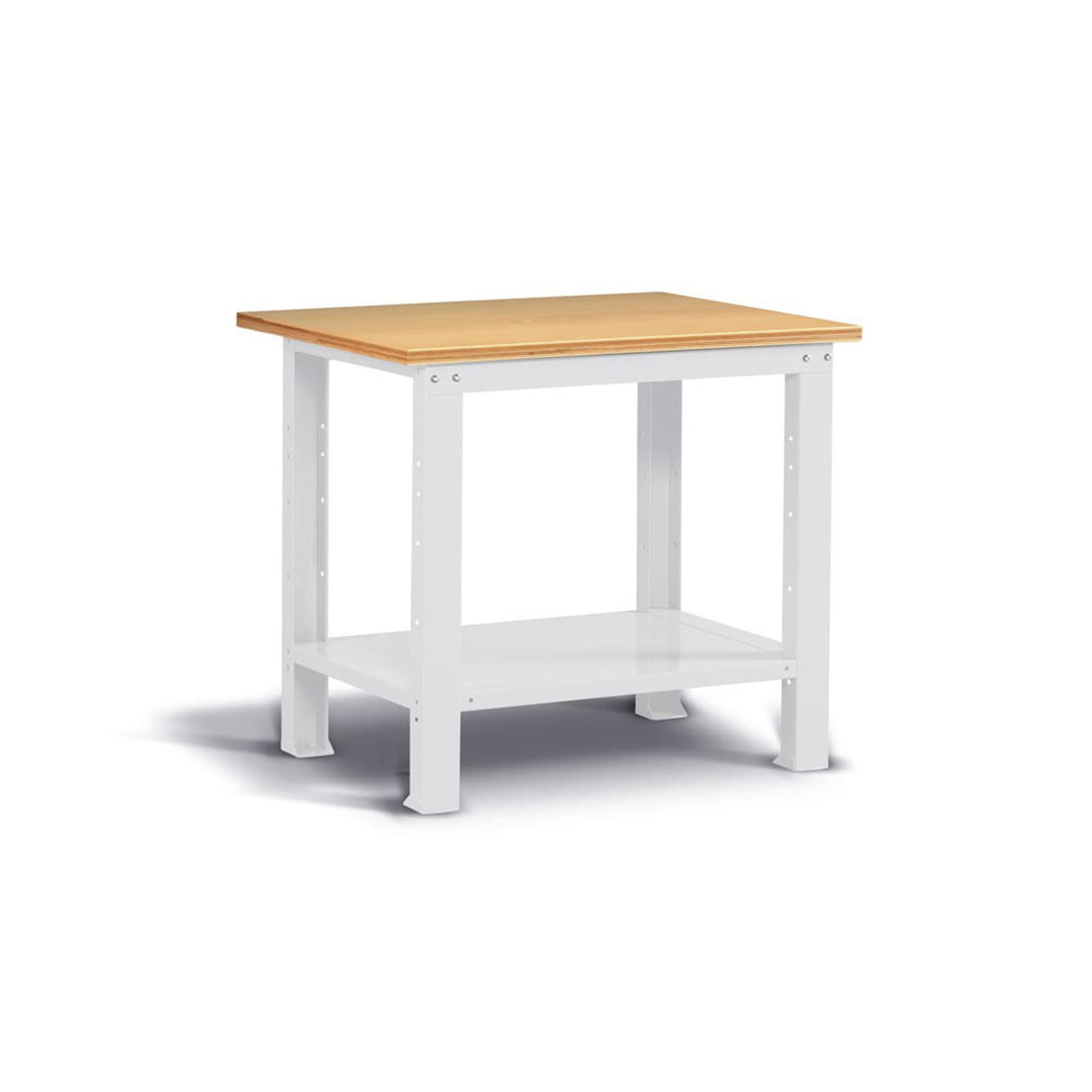 Banco da lavoro con piano in legno