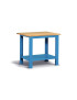 Banco da lavoro con piano in legno