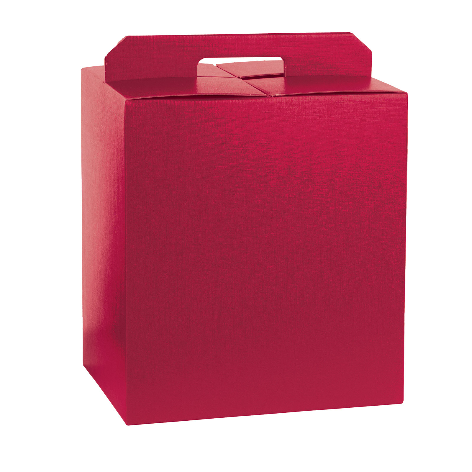 Scatola portapanettone rossa