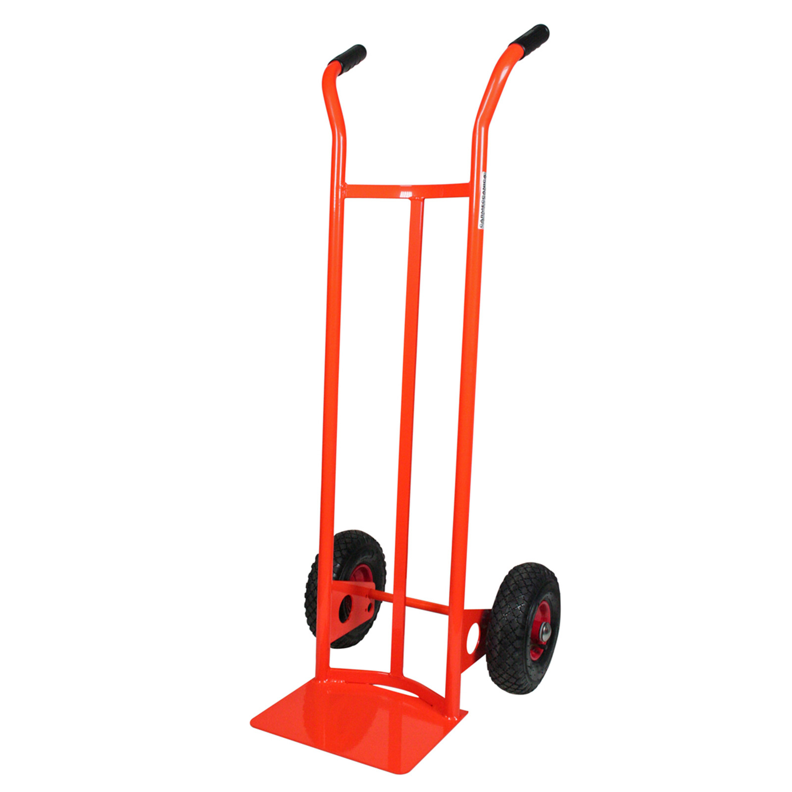 Carrello portapacchi con ruote pneumatiche o piene