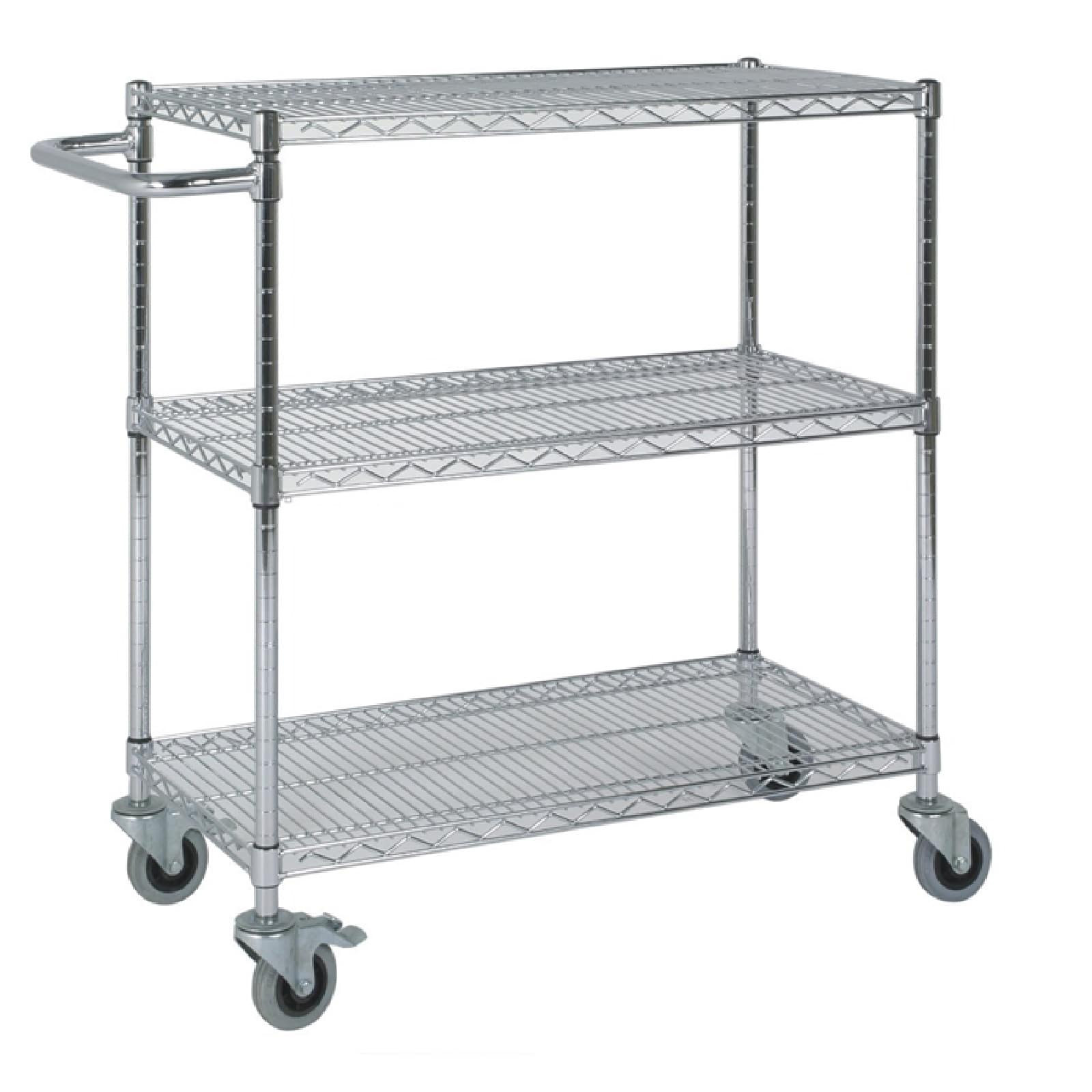 Carrello in acciaio cromato