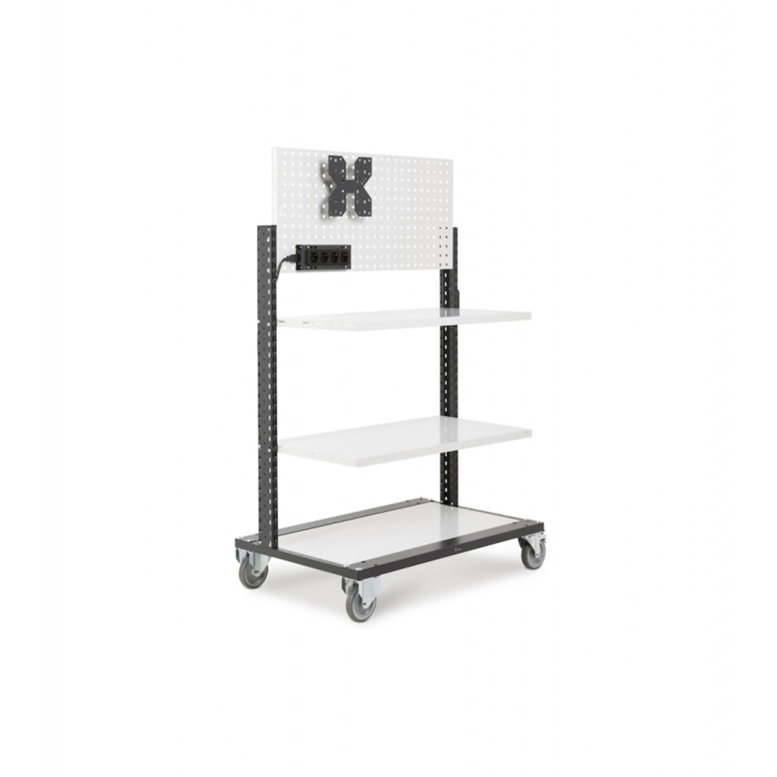 Carrello scaffale componibile
