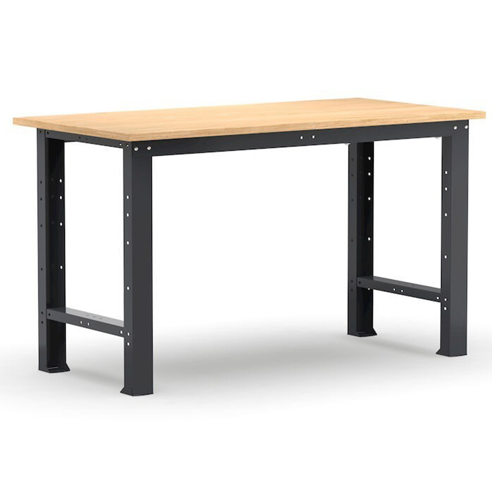 Banco da lavoro garage con piano in legno