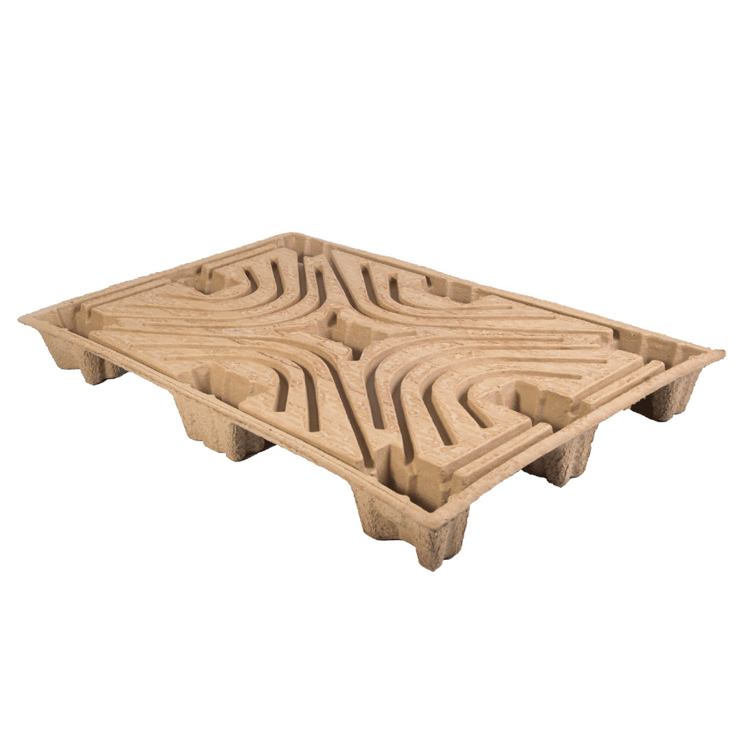 Pallet in polpa di cellulosa riciclata