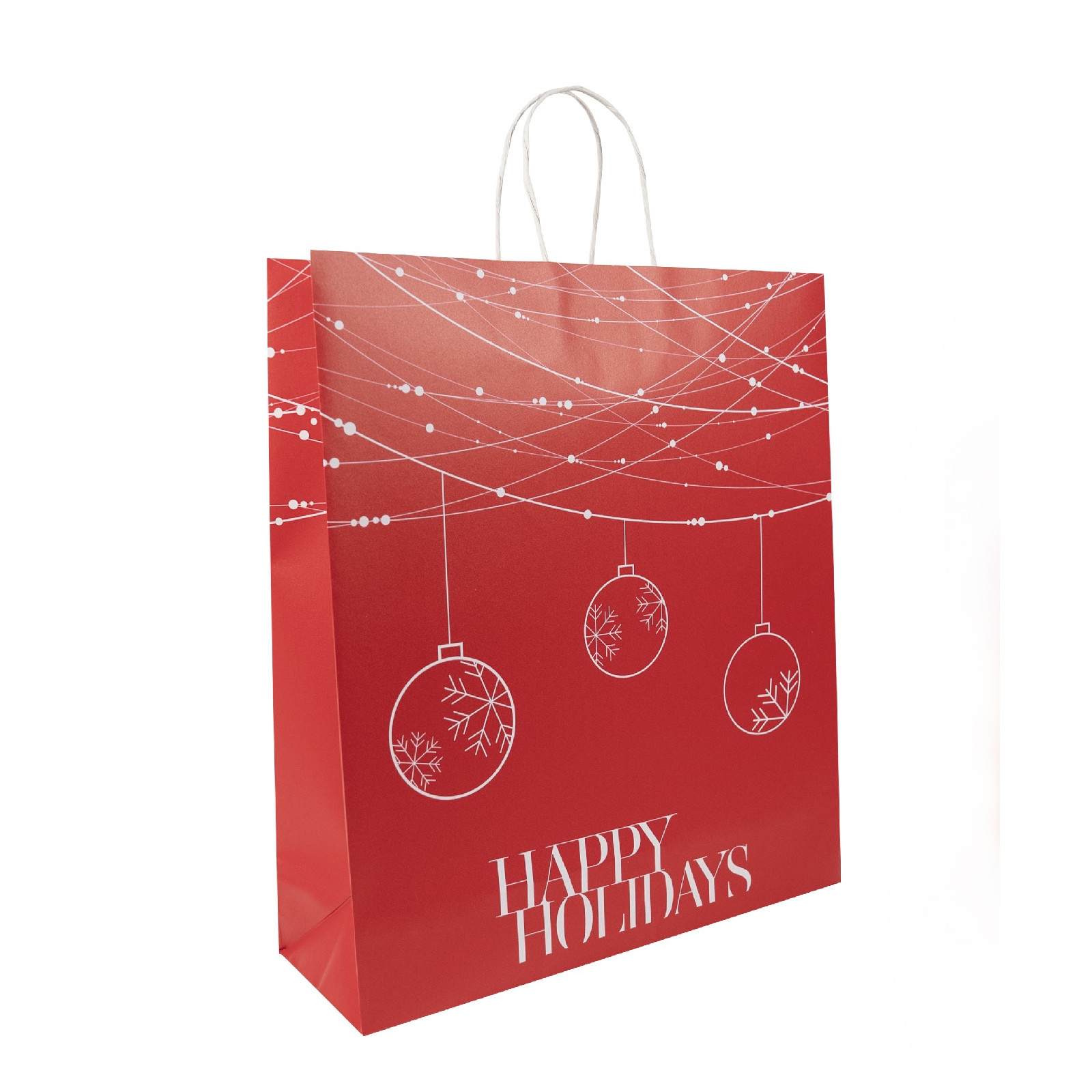 Shopper in carta Happy Holidays