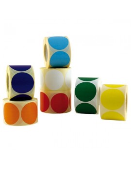 Etichette bollino colorato